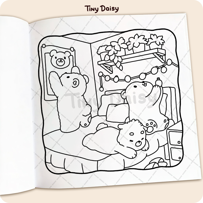 Bear Days Coloring Book - Image 4