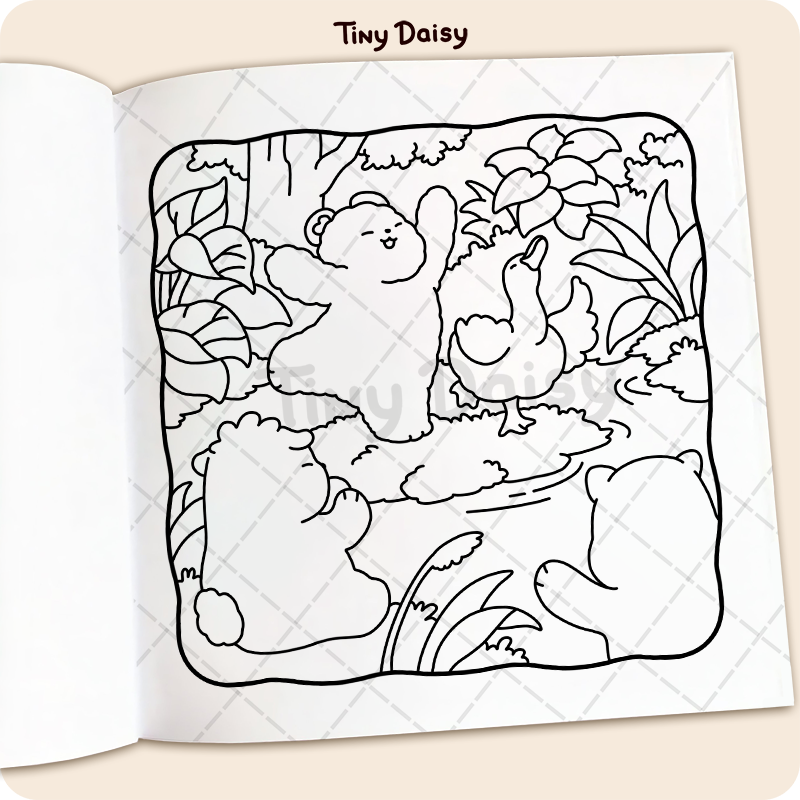 Bear Days Coloring Book - Image 5