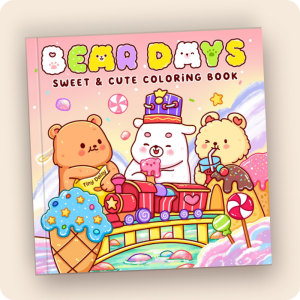 Bear Days Coloring Book