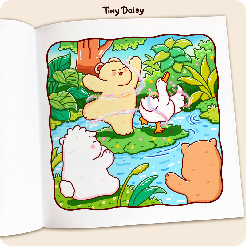 Bear Days Coloring Book - Image 2