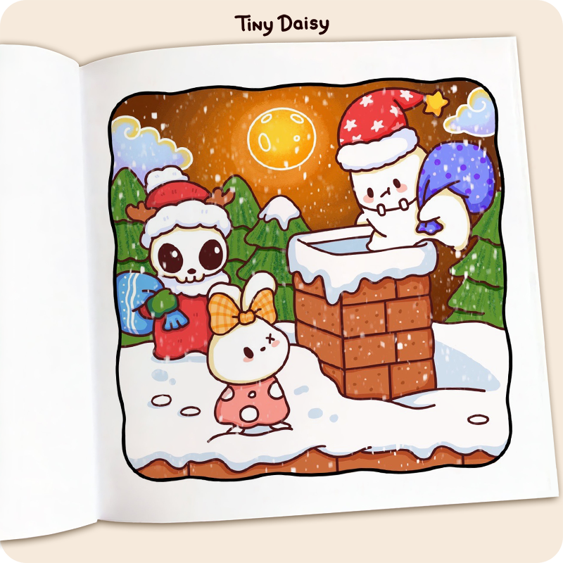 Boo Xmas Coloring Book - Image 2