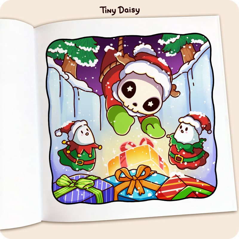 Boo Xmas Coloring Book - Image 3