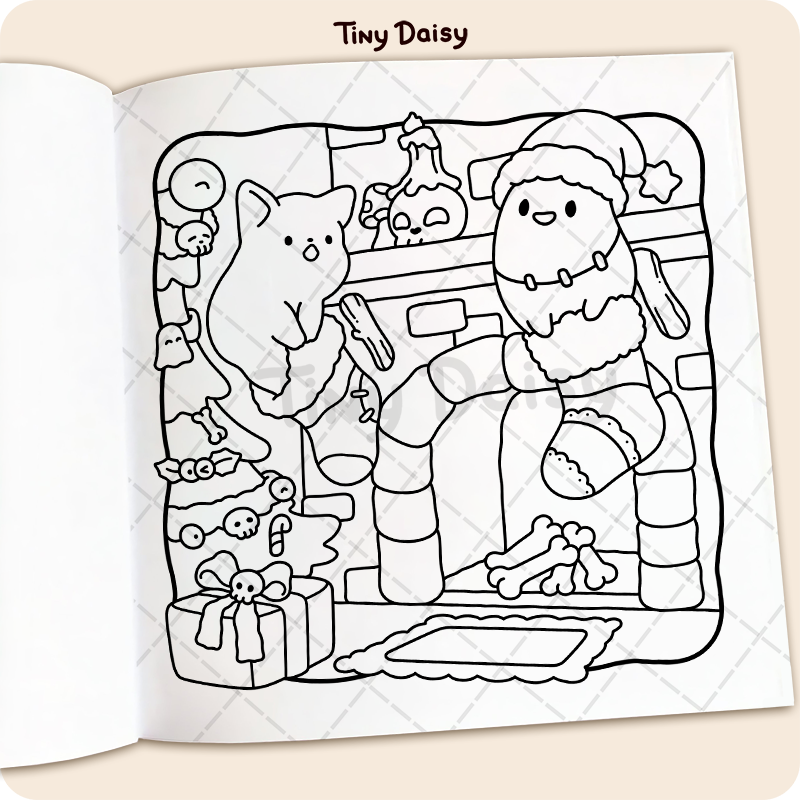 Boo Xmas Coloring Book - Image 4