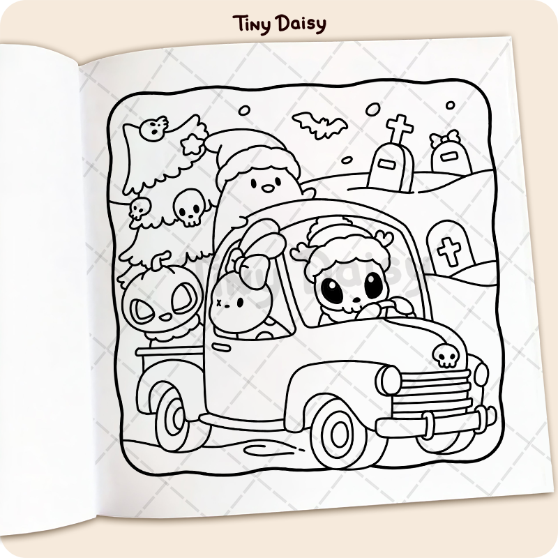 Boo Xmas Coloring Book - Image 7
