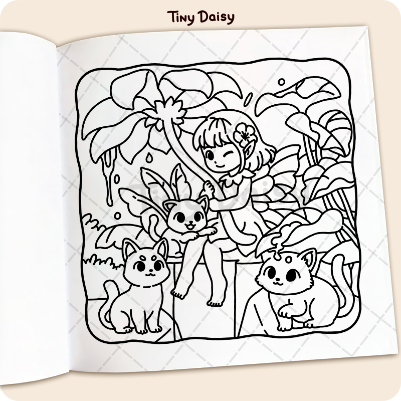 Meowland Coloring Book - Image 3