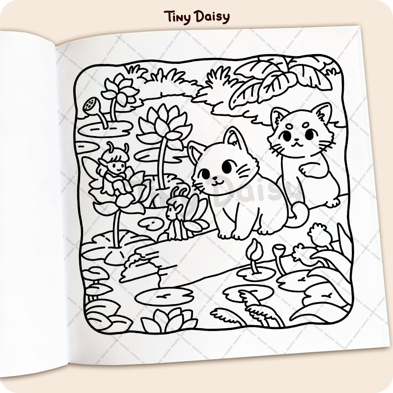 Meowland Coloring Book - Image 4