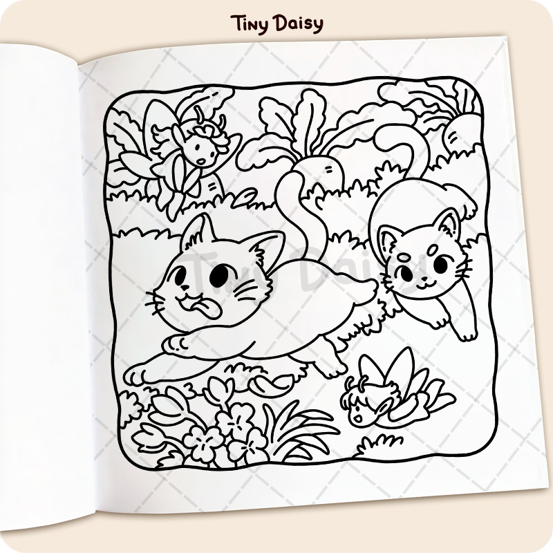 Meowland Coloring Book - Image 6