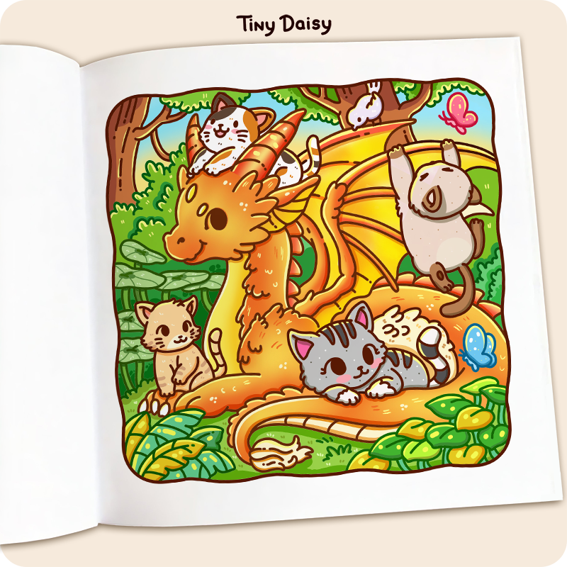 Meowland Coloring Book - Image 2