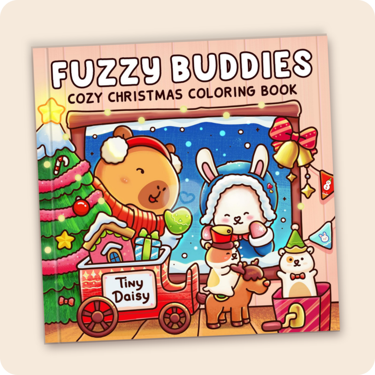 Fuzzy Xmas Coloring Book - Image 2
