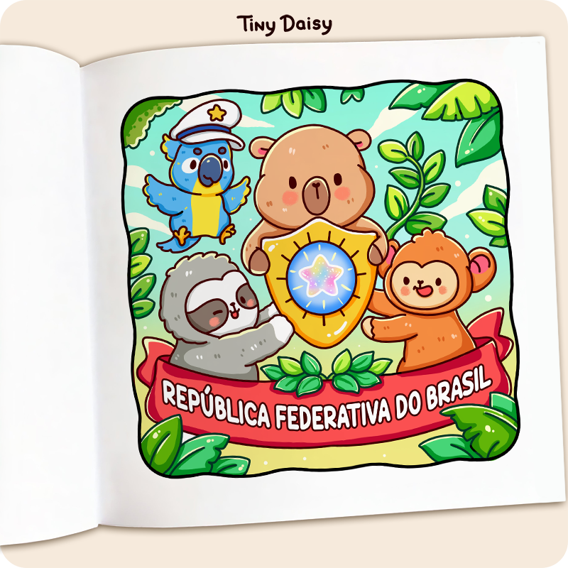 Cozy Brazil Coloring Book - Image 2