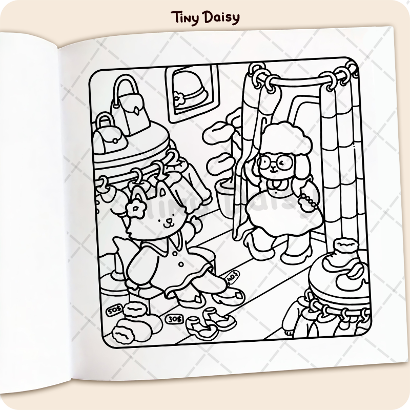 Cozy Fuzzy Coloring Book - Image 9