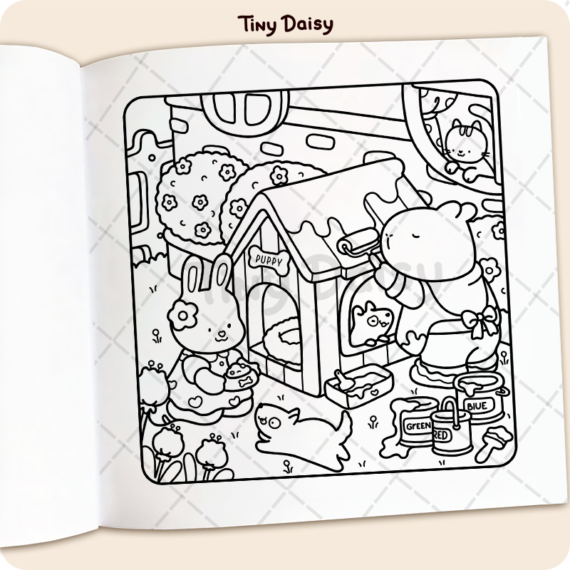 Cozy Fuzzy Coloring Book - Image 10