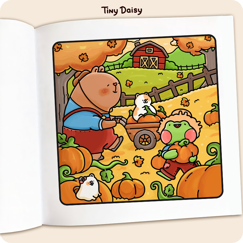 Cozy Fuzzy Coloring Book - Image 4