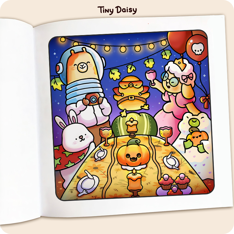 Cozy Fuzzy Coloring Book - Image 3