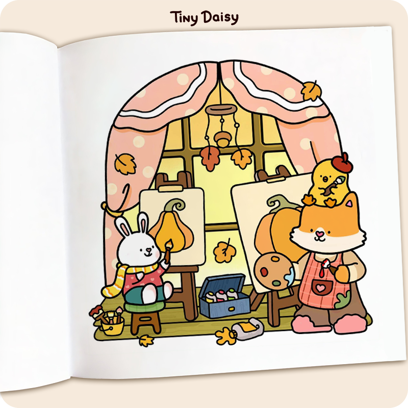 Cozy Fuzzy Coloring Book - Image 5