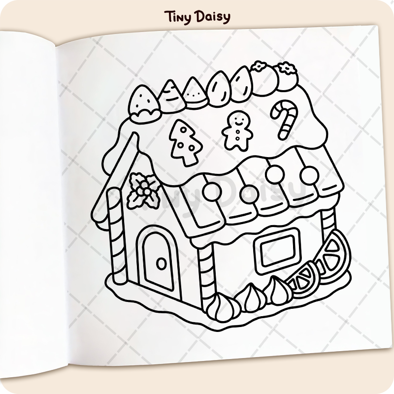 Cozy Time Christmas Coloring Book - Image 8