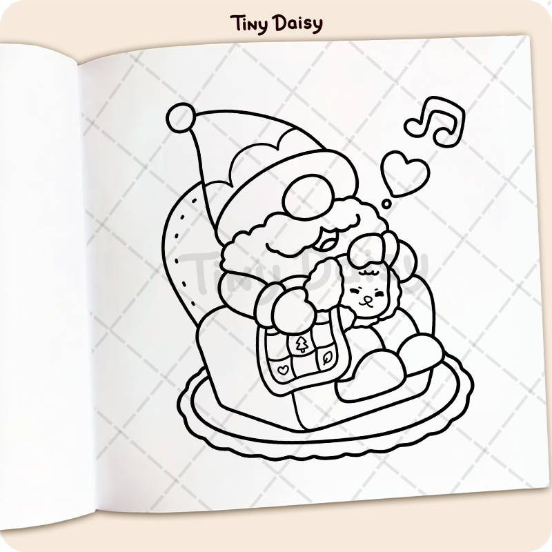Cozy Time Christmas Coloring Book - Image 9