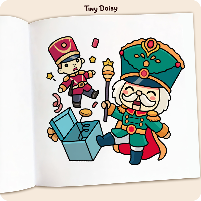 Cozy Time Christmas Coloring Book - Image 4