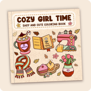 Cozy Girl Time Coloring Book