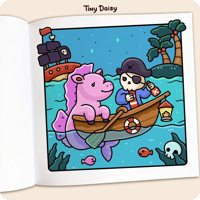 Spooky Cozy Coloring Book - Image 3