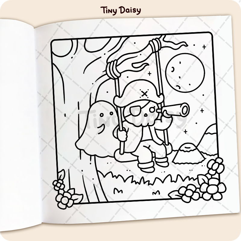 Spooky Cozy Coloring Book - Image 8