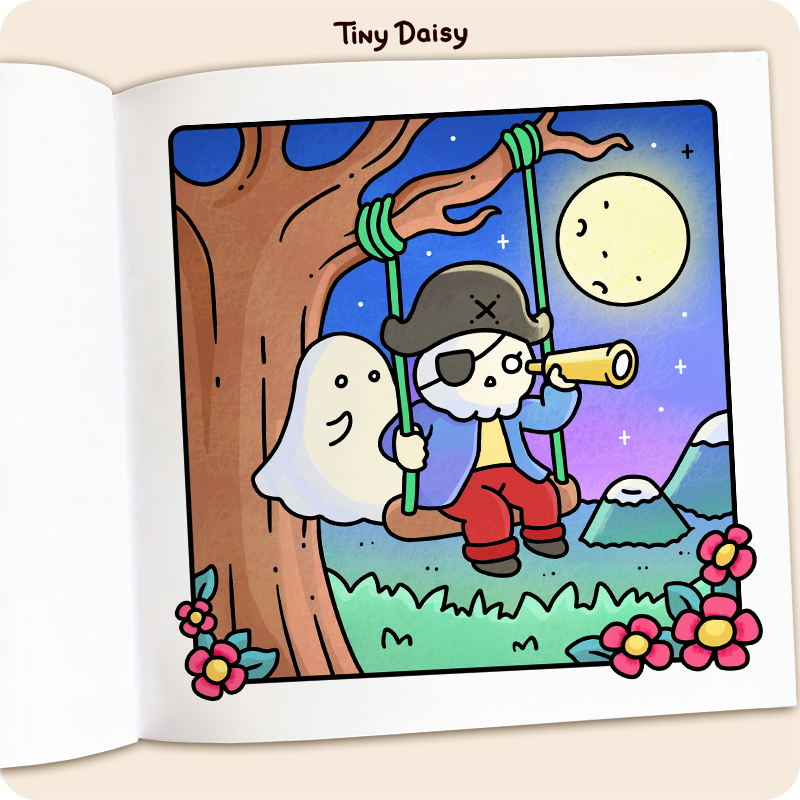 Spooky Cozy Coloring Book - Image 6