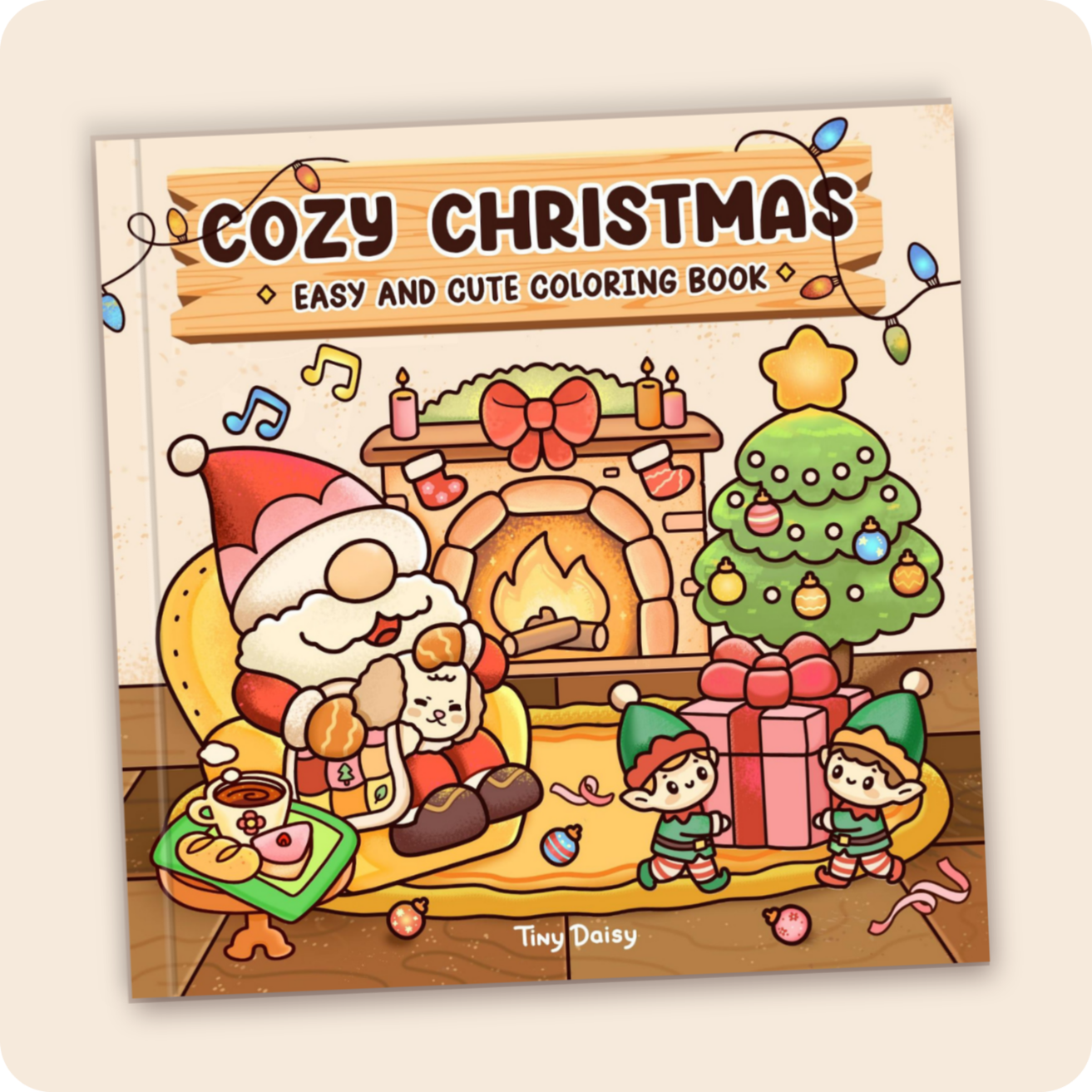 Cozy Time Christmas Coloring Book - Image 2