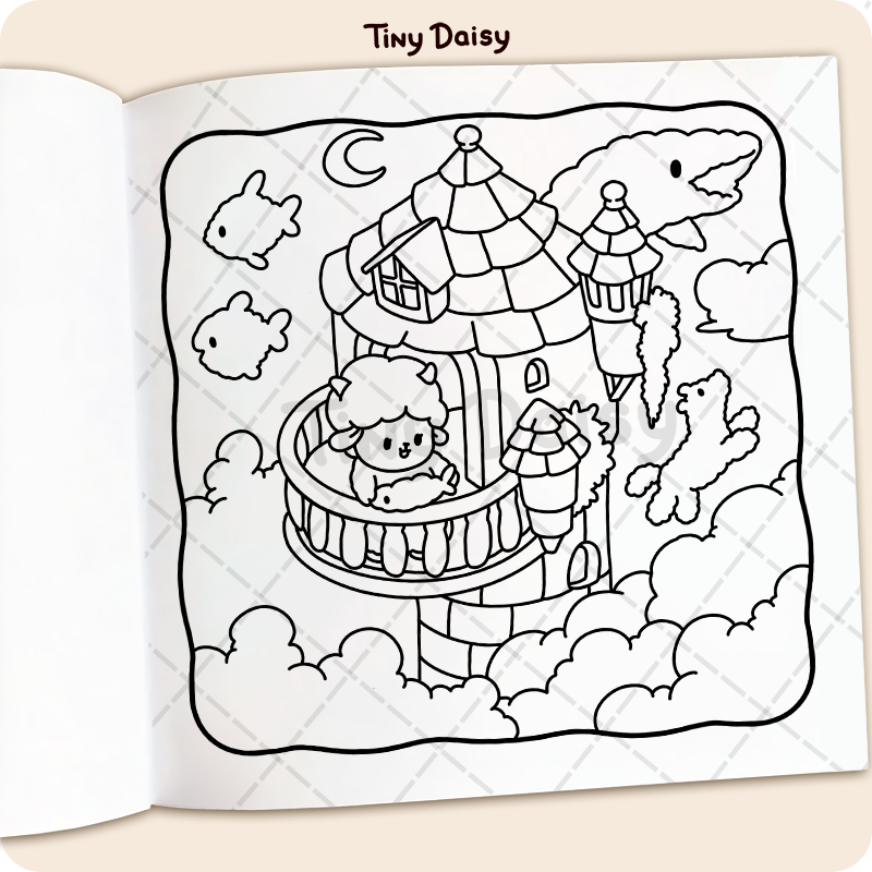 Fluffy Days Coloring Book - Image 4