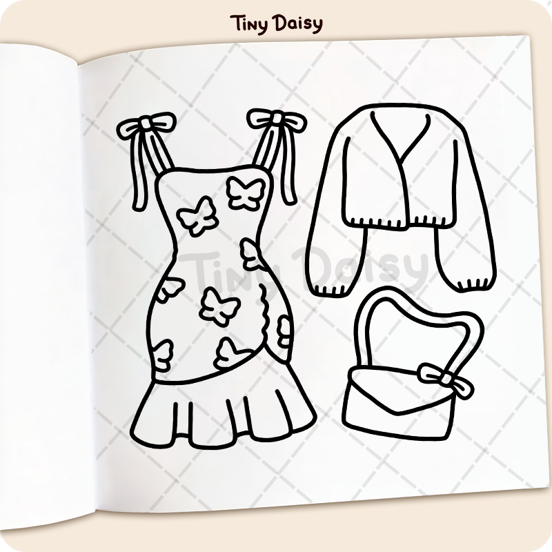 Fashion Groove Coloring Book - Image 7