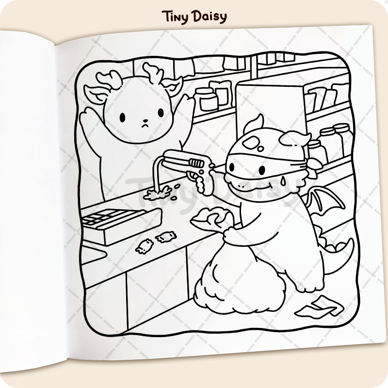 Funny Criminal Coloring Book - Image 3