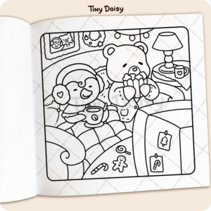 Alternative view of Christmas Fuzzy Buddies Coloring Book