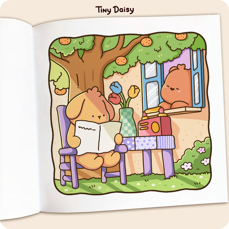 Fuzzy Days Coloring Book - Image 2