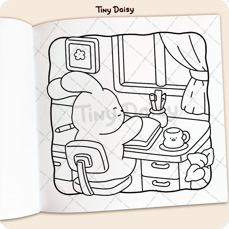 Fuzzy Days Coloring Book - Image 3