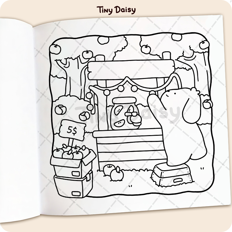 Fuzzy Days Coloring Book - Image 4