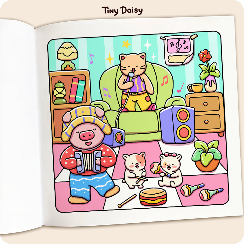 Fuzzy Eras Coloring Book - Image 3