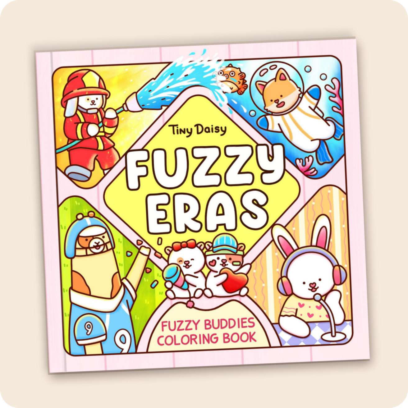 Fuzzy Eras Coloring Book