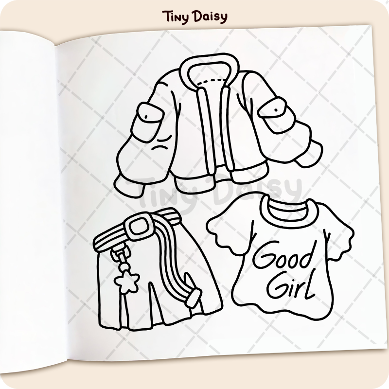 Girl Stuffs Coloring Book - Image 4