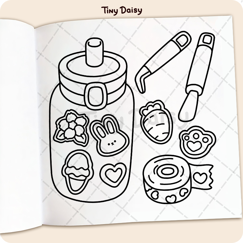 Girl Stuffs Coloring Book - Image 7