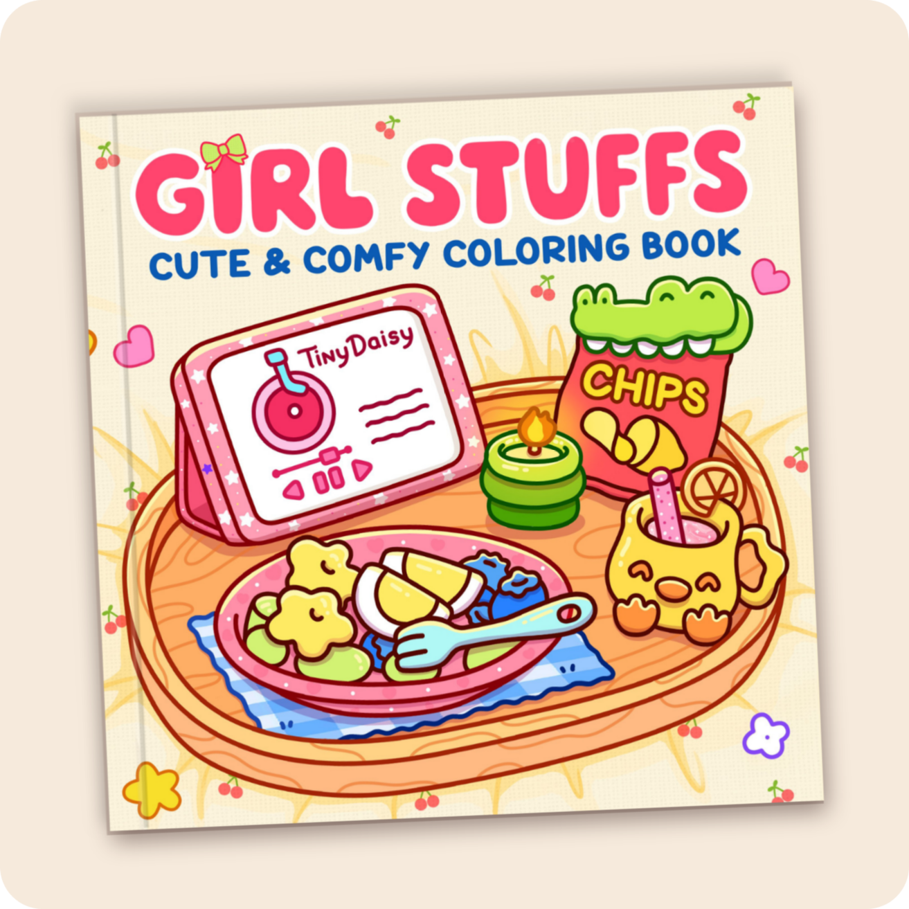 Girl Stuffs Coloring Book