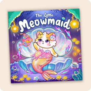 Little Meowmaid Coloring Book