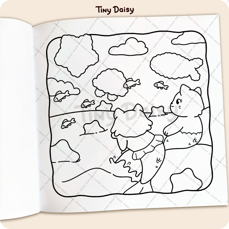 Little Meowmaid Coloring Book - Image 7
