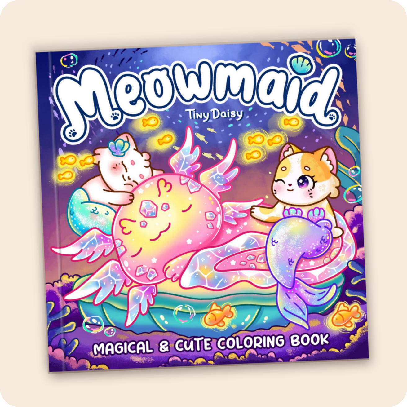 Little Meowmaid Coloring Book - Image 2