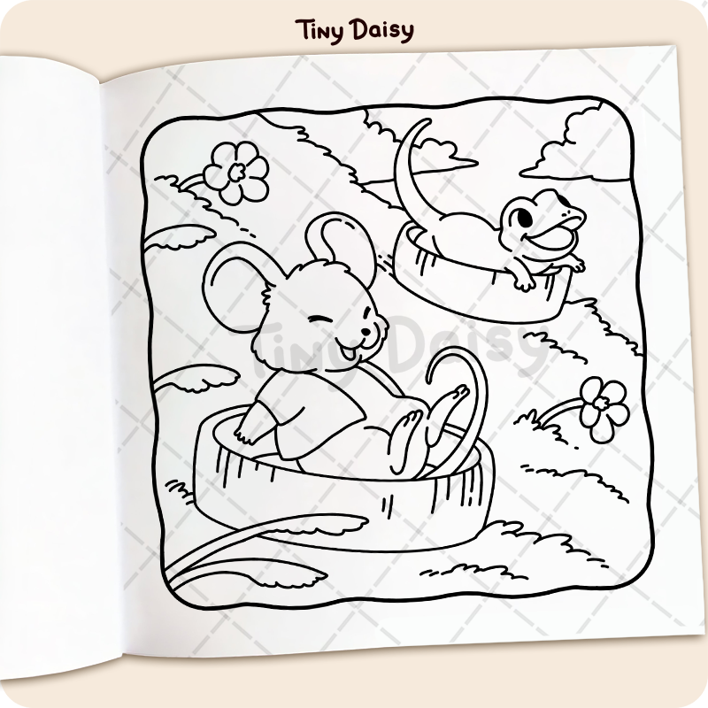 Little Mousey Coloring Book - Image 3