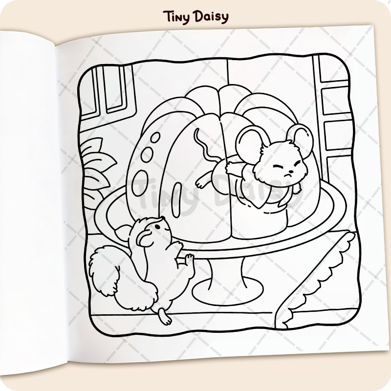 Little Mousey Coloring Book - Image 4