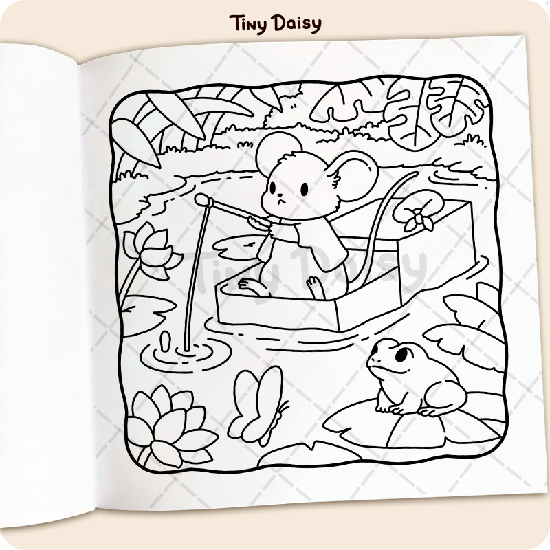 Little Mousey Coloring Book - Image 5
