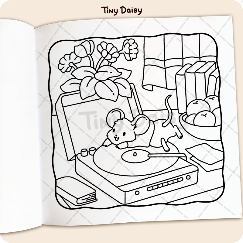 Little Mousey Coloring Book - Image 7