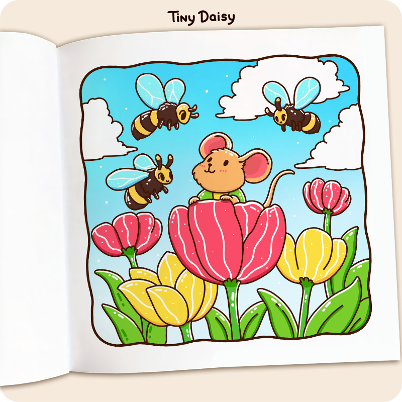Little Mousey Coloring Book - Image 2