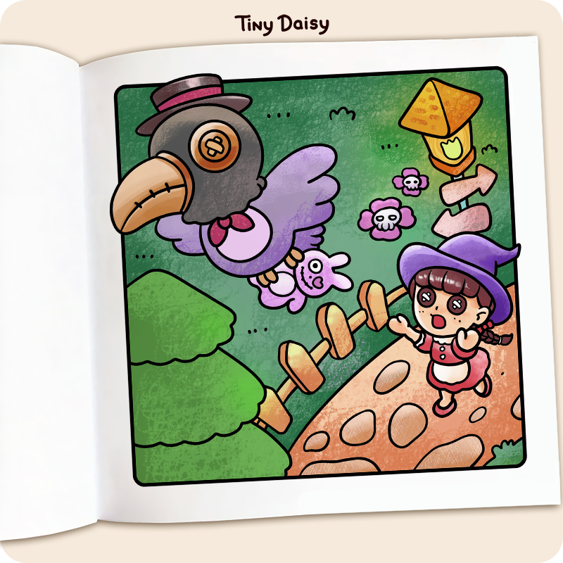 Lost In Wondertown Coloring Book - Image 4