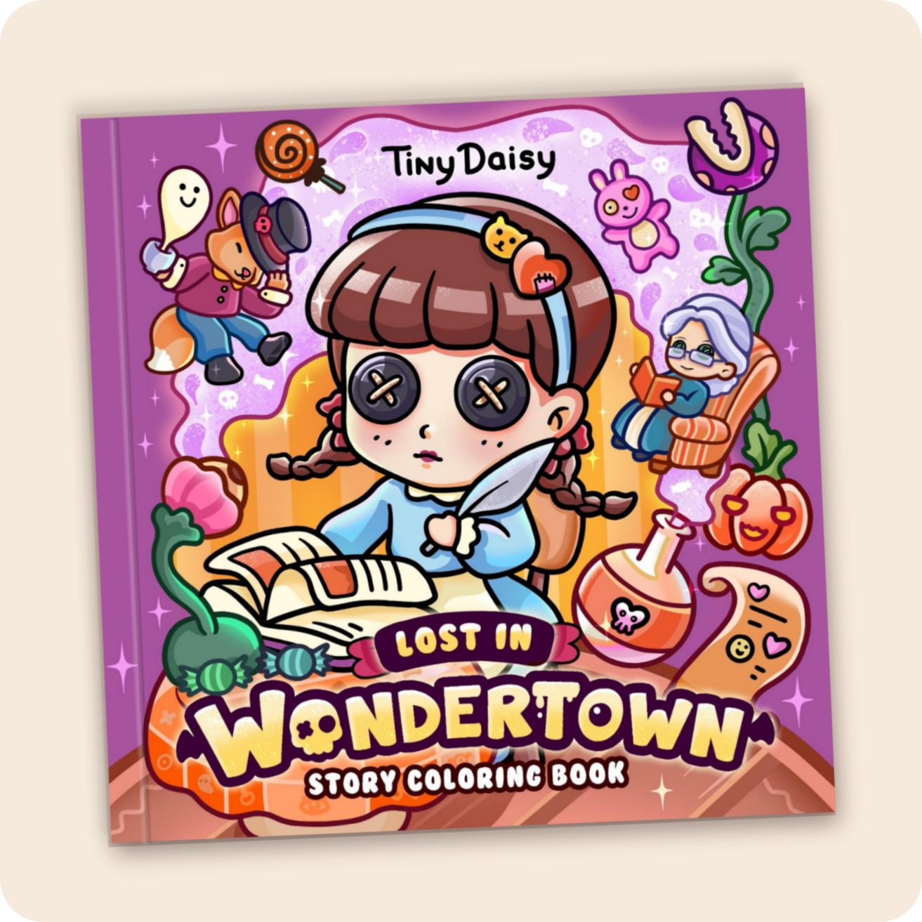 Lost In Wondertown Coloring Book - Image 5
