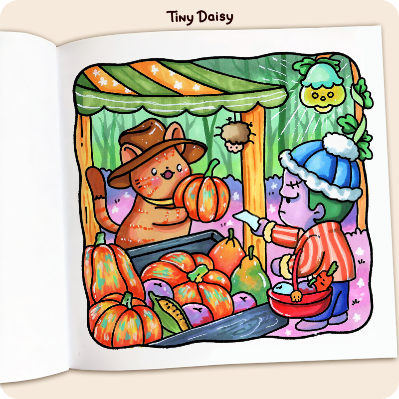 Spooky Meowy Coloring Book - Image 3